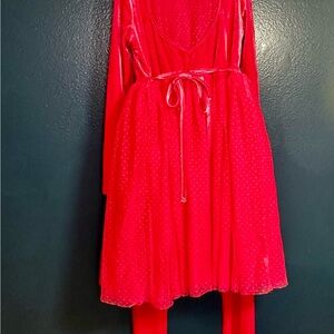 Charming pink Kids Matching Set with Tulle Overlay